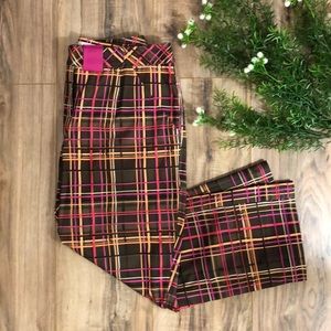 Nike women’s golf crop pants sz 2 xs plaid